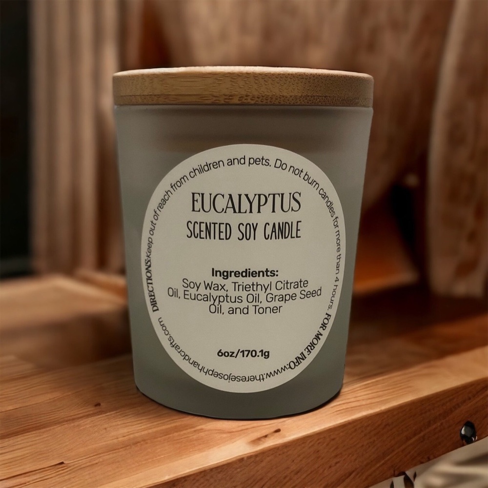 Eucalyptus Scented Soy Candle